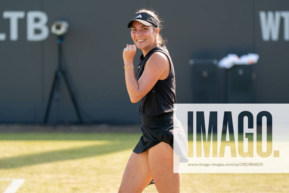 2025-06-13 2025 Libema Open Grass Court Championships Autotron ROSMALEN, NETHERLANDS - JUNE 13: Elena-Gabriela Ruse of Romania during the 2025 Libema Open Grass Court Championships at Autotron on June 13, 2025 in Rosmalen, Netherlands. Rosmalen Autotron Netherlands Content not available for redistribution in The Netherlands directly or indirectly through any third parties.