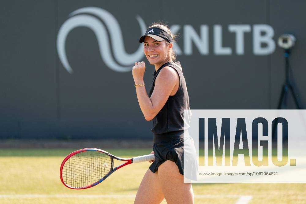 2025-06-13 2025 Libema Open Grass Court Championships Autotron ROSMALEN, NETHERLANDS - JUNE 13: Elena-Gabriela Ruse of Romania during the 2025 Libema Open Grass Court Championships at Autotron on June 13, 2025 in Rosmalen, Netherlands. Rosmalen Autotron Netherlands Content not available for redistribution in The Netherlands directly or indirectly through any third parties.