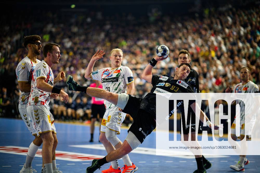 COLOGNE, GERMANY - 15 JUNE, 2025: Mijajlo Marsenic - The final match of TruckScout24 EHF FINAL4 Fuchse Berlin vs SC Magdeburg at Lanxess Arena.