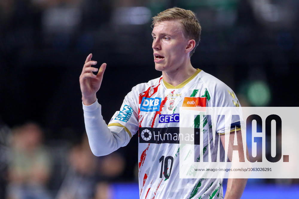 Handball, Finale TruckScout24 EHF FINAL4, LANXESS arena Köln, Füchse Berlin - SC Magdeburg: Gisli Kristjansson (Magdeburg 10) Nordrhein-Westfalen Deutschland