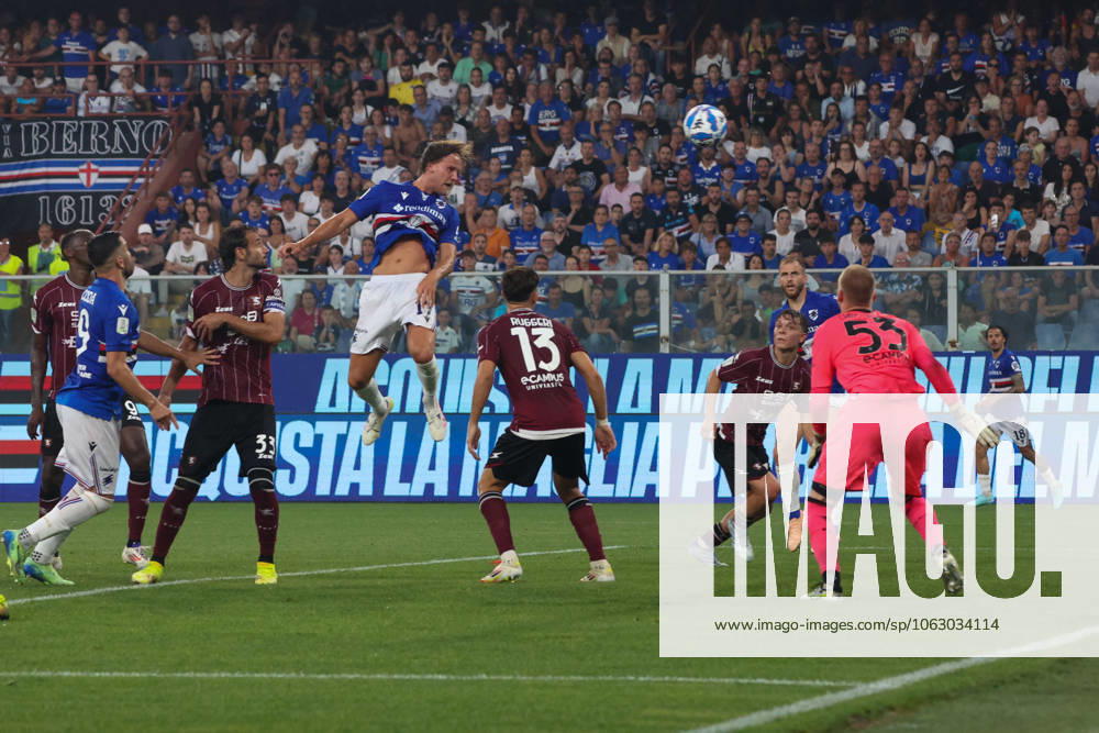 CALCIO - Serie B - PlayOut - UC Sampdoria vs US Salernitana Serie B, Playout, Genova, Stadio Ferraris, Sampdoria - Salernitana, in the photo:goal Meulensteen during PlayOut - UC Sampdoria vs US Salernitana, Italian soccer Serie B match in Genova, Italy, June 15 2025 Genova Italy