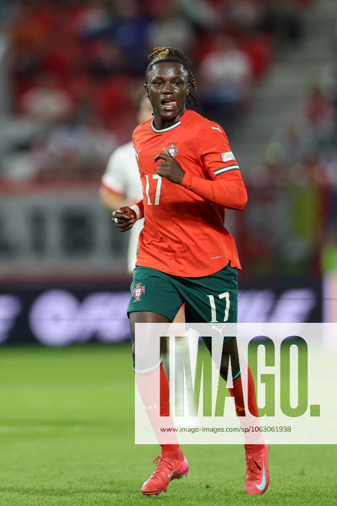 Geovany Quenda of Portugal is seen during the UEFA UNDER21 Championship Slovakia 2025 match between Portugal and Poland at Stadion na Sihoti. FInal Score; Portugal 5:0 Poland. Trenczyn Slovakia - ZUMAs197 20250614_aab_s197_146