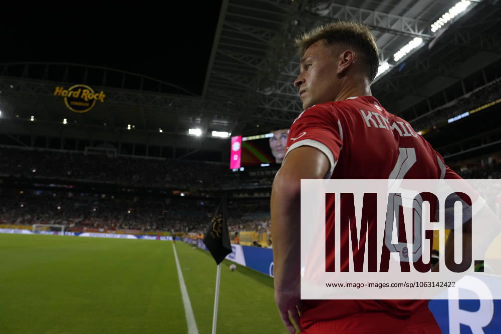 FC Bayern München v CA Boca Juniors: Group C - FIFA Club World Cup 2025 Joshua Kimmich central midfield of Bayern Munich and Germany during the FIFA Club World Cup 2025 group C match between FC Bayern München and CA Boca Juniors at Hard Rock Stadium on June 20, 2025 in Miami Gardens, Florida. Miami Gardens Florida United States