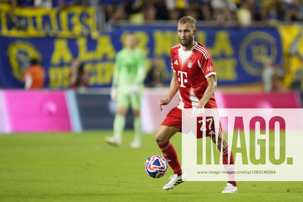 FC Bayern München v CA Boca Juniors: Group C - FIFA Club World Cup 2025 Konrad Laimer central midfield of Bayern Munich and Austria during the FIFA Club World Cup 2025 group C match between FC Bayern München and CA Boca Juniors at Hard Rock Stadium on June 20, 2025 in Miami Gardens, Florida. Miami Gardens Florida United States