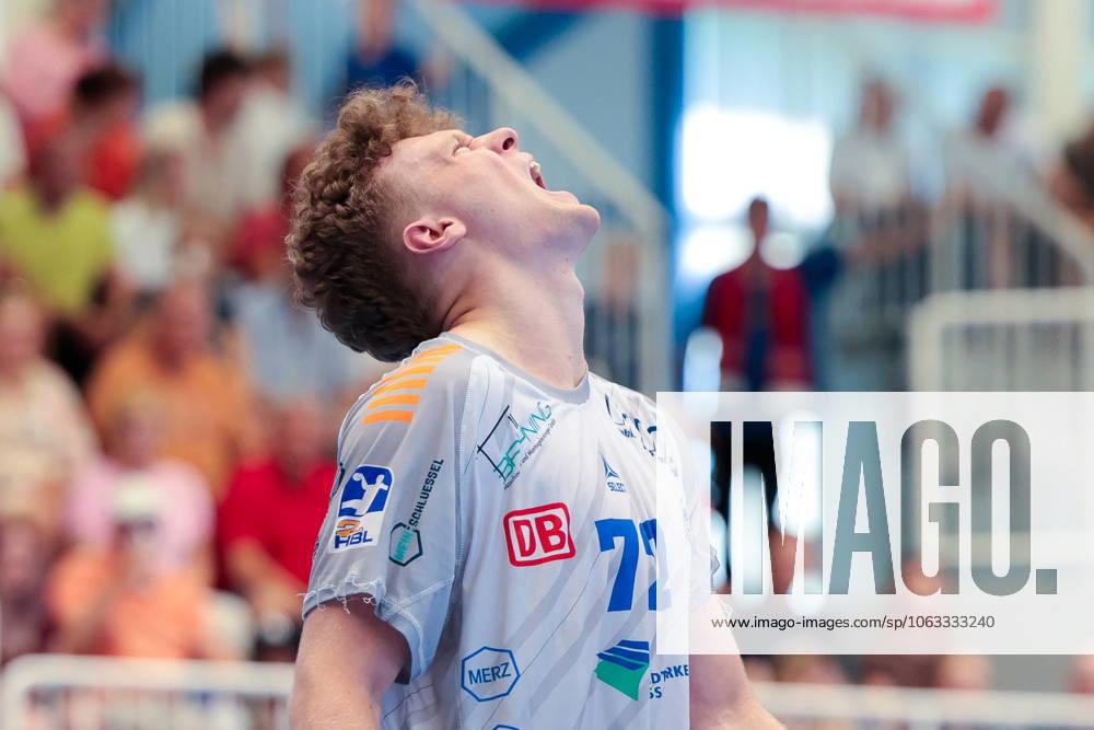 2. Handball Bundesliga, Nachholspiel, TuSEM Essen - Dessau-Rosslauer HV 06, Tim Maximilian Hertzfeld (Dessau-Rosslauer HV 06) schreit, Essen Sporthalle Am Hallo NRW Deutschland xRHR-FOTO DEx