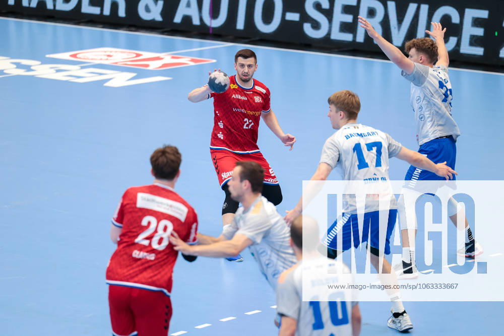2. Handball Bundesliga, Nachholspiel, TuSEM Essen - Dessau-Rosslauer HV 06, Dennis Szczesny (TuSEM Essen), Essen Sporthalle Am Hallo NRW Deutschland xRHR-FOTO DEx