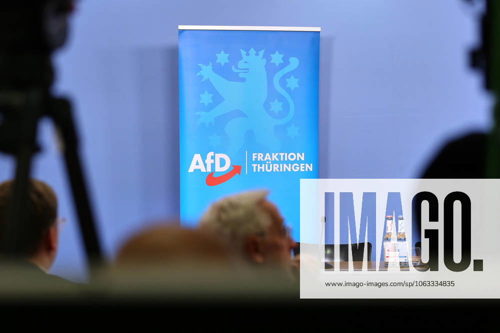 Berlin, Deutschland, 12.05.2025: Haus der Bundespressekonferenz: Pressekonferenz: AfD-Fraktion im Thüringer Landtag, Verfassungswidrige Beobachtung von Landtagsabgeordneten durch die Verfassungsschutzbehörden der Länder: AfD-Fraktion Thüringen