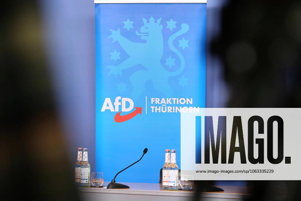 Berlin, Deutschland, 12.05.2025: Haus der Bundespressekonferenz: Pressekonferenz: AfD-Fraktion im Thüringer Landtag, Verfassungswidrige Beobachtung von Landtagsabgeordneten durch die Verfassungsschutzbehörden der Länder: AfD-Fraktion Thüringen