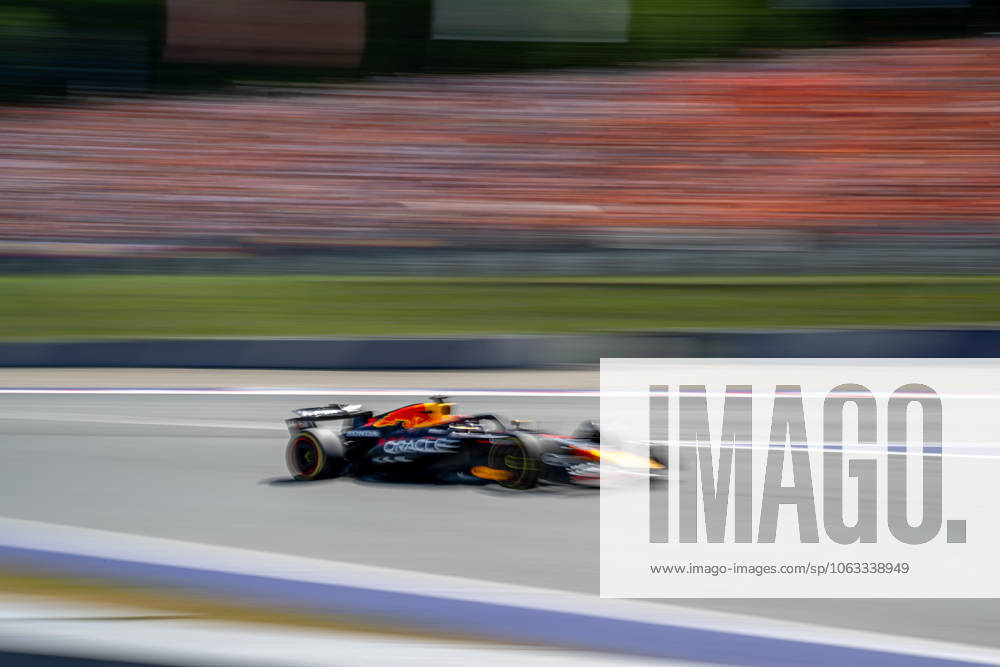 SPIELBERG, AUSTRIA: Max Verstappen, racing for the Red Bull Racing team during the 2025 Formula 1 Austrian Grand Prix at the Red Bull Ring in Spielberg, Austria