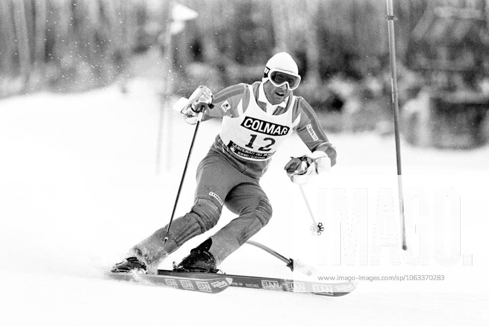 Alpint, VM, slalom: Ingemar Stenmark, Sverige i backen.