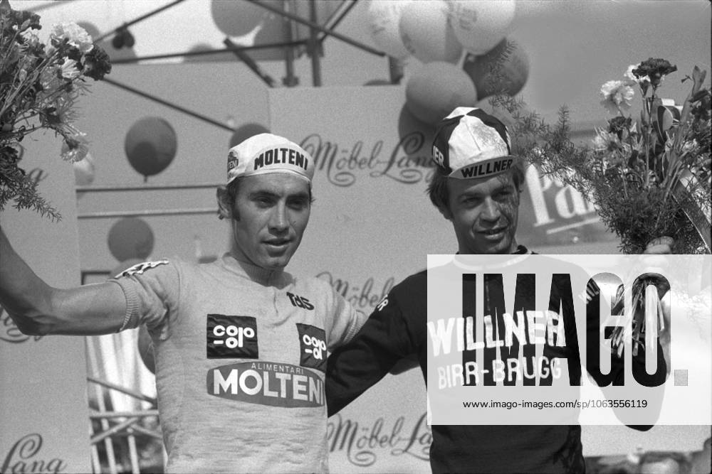 Tour de Suisse 1974: Winners Eddy Merckx and Louis Pfenninger Tour de Suisse 1974: Winners Eddy Merckx and Louis Pfenninger 23480704