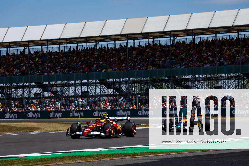 F1 - BRITISH GRAND PRIX 2025 44 HAMILTON Lewis (gbr), Scuderia Ferrari SF-25, 04 NORRIS Lando (gbr), McLaren F1 Team MCL39, action during the Formula 1 Qatar Airways British Grand Prix 2025, 12th round of the 2025 FIA Formula One World Championship, WM, Weltmeisterschaft from July 4 to 6, 2025 on the Silverstone Circuit, in Silverstone, United Kingdom - SilverstoneUnited Kingdom