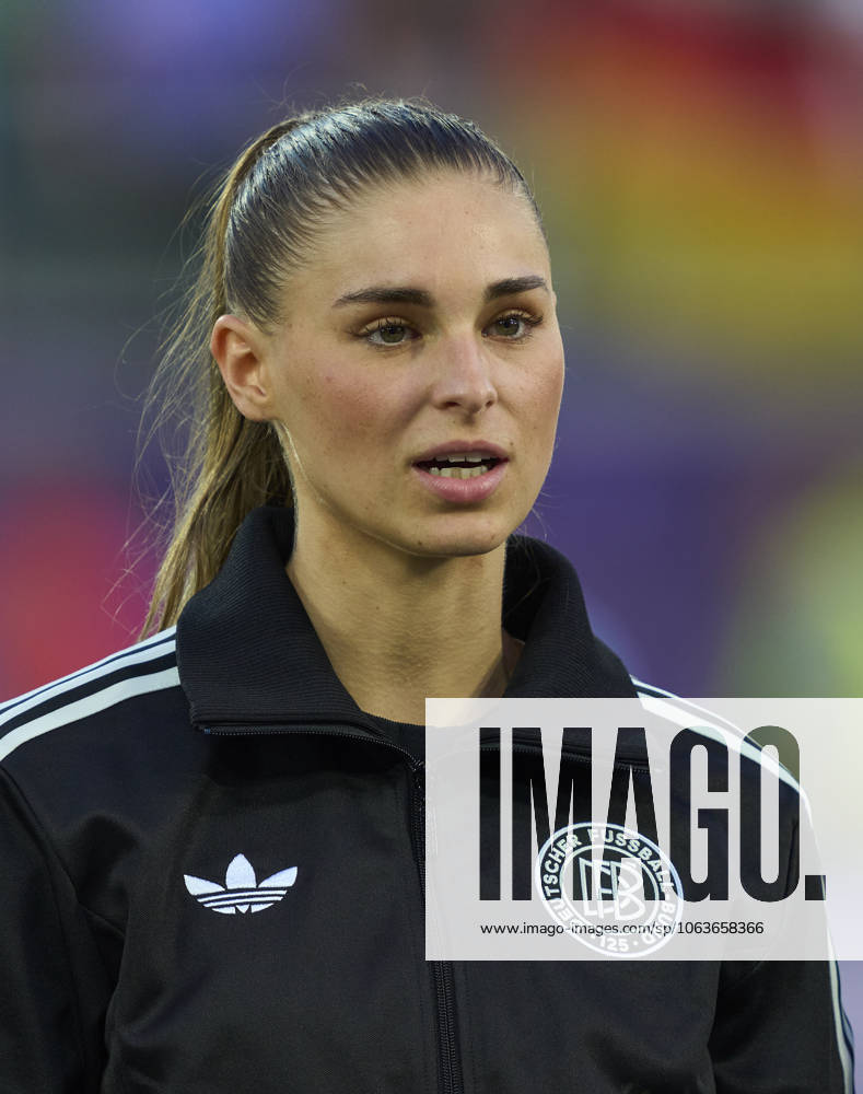 Jule Brand, 22 of Team Germany in the football UEFA Women EURO 2025 match GERMANY - POLAND 2-0 in Season 2025 2026 at July 4, 2025 in St.Gallen, Switzerland.