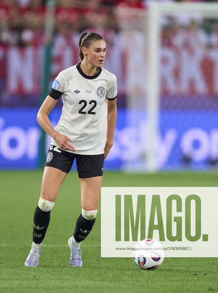 Jule Brand, 22 of Team Germany in the football UEFA Women EURO 2025 match GERMANY - POLAND 2-0 in Season 2025 2026 at July 4, 2025 in St.Gallen, Switzerland.