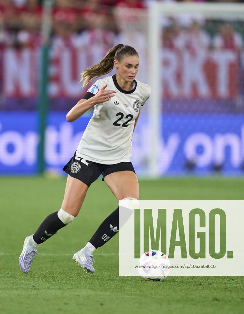 Jule Brand, 22 of Team Germany in the football UEFA Women EURO 2025 match GERMANY - POLAND 2-0 in Season 2025 2026 at July 4, 2025 in St.Gallen, Switzerland.