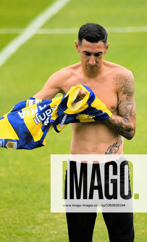 PRESENTACION DE ANGEL DI MARIA EN ROSARIO CENTRAL