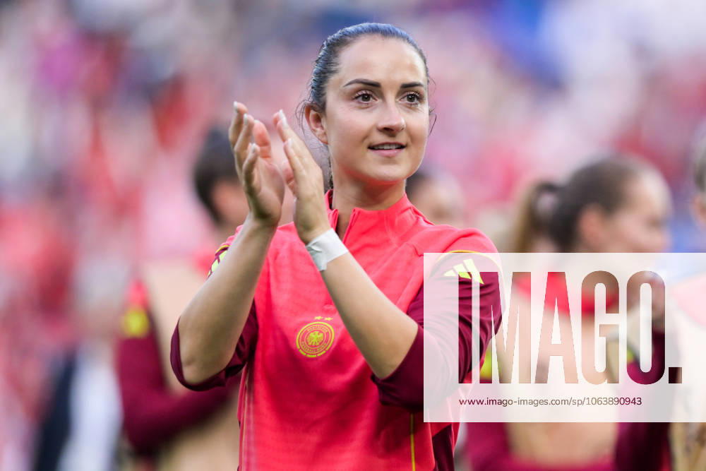 Fußball, UEFA Women s EURO 2025, 20250708, Deutschland - Dänemark. Im Bild Sara DÄBRITZ (Deutschland, 13) Schlussjubel. Basel St. Jakob-Park Basel-Stadt Schweiz