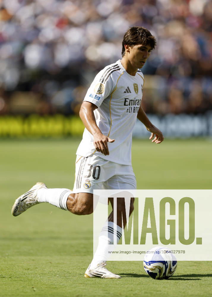 New Jersey, USA, 9th July 2025. Gonzalo Garcia of Real Madrid during the Paris Saint Germain vs Real Madrid FIFA Club World Cup Semi Final match at Metlife Stadium, New Jersey. Picture credit should read: David Klein Sportimage . SPI_197_DK_PSG_Real_Madrid SPI-4011-0197