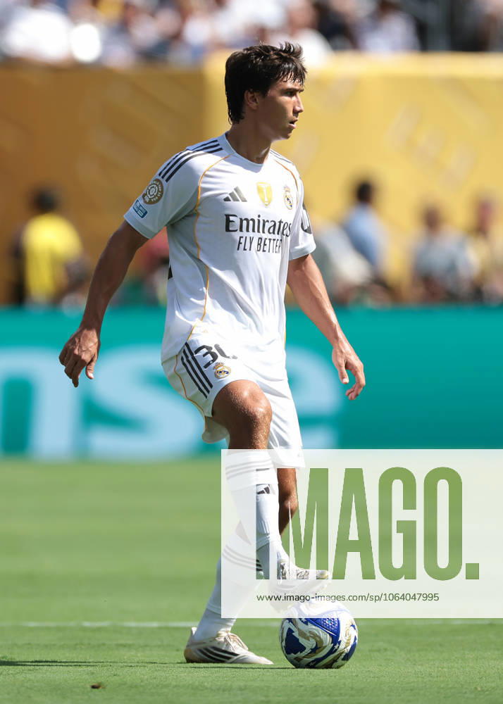 New Jersey, USA, 9th July 2025. Gonzalo Garcia of Real Madrid during the Paris Saint Germain vs Real Madrid FIFA Club World Cup Semi Final match at Metlife Stadium, New Jersey. Picture credit should read: Jonathan Moscrop Sportimage . SPI_294_JM_PSG_REALMADRID_ SPI-4012-0294