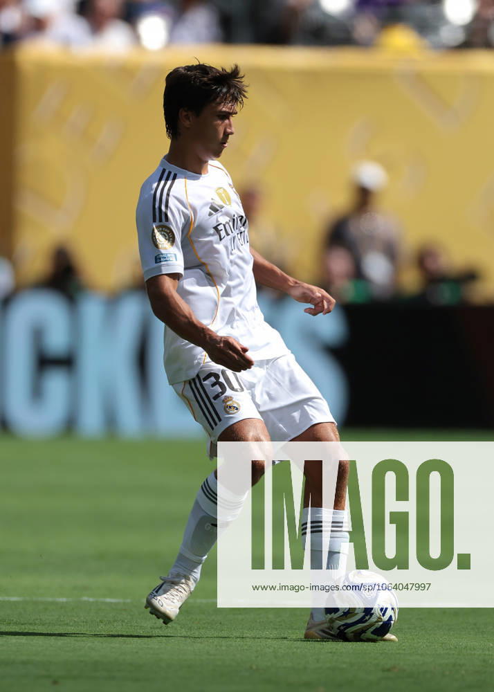 New Jersey, USA, 9th July 2025. Gonzalo Garcia of Real Madrid during the Paris Saint Germain vs Real Madrid FIFA Club World Cup Semi Final match at Metlife Stadium, New Jersey. Picture credit should read: Jonathan Moscrop Sportimage . SPI_296_JM_PSG_REALMADRID_ SPI-4012-0296