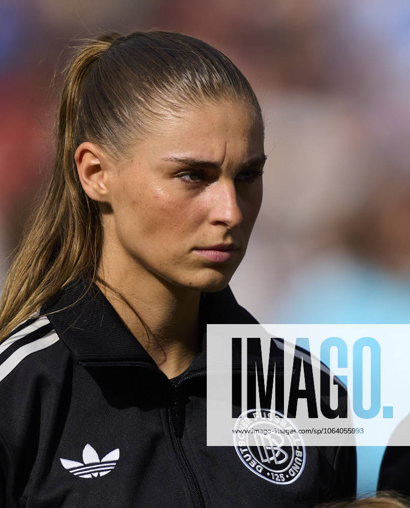 Jule Brand, 22 of Team Germany in the football UEFA Women EURO 2025 Group C match GERMANY - DENMARK 2-1 in Season 2025 2026 at July 8, 2025 in Basel, Switzerland.