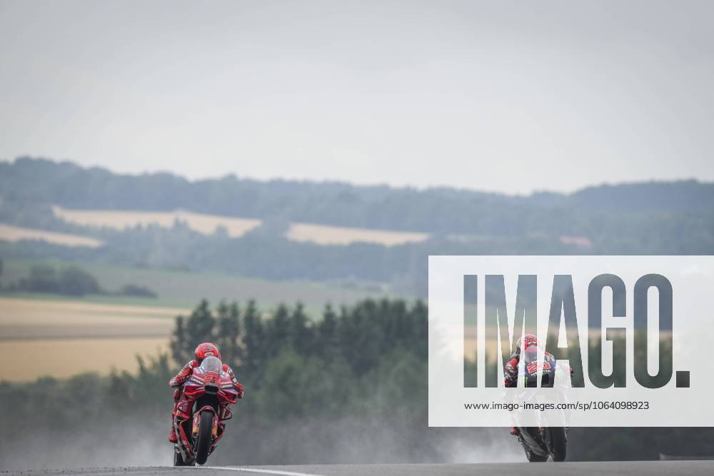 Sprint race of MotoGP Liqui Moly Motorrad Grand Prix Deutschland at Sachsenring Circuit. July 12 2025 In picture: Marc Marquez and Fabio Quartararo Carrera al sprint del Gran Premio Liqui Moly Motorrad de MotoGP de Alemania en el Circuito de Sachsenring, 12 de Julio de 2025 POOL MotoGP.com Cordon Press Images will be for editorial use only. Mandatory credit: MotoGP.com Cordon Press Cordon Press Cordon Press Cordon Press