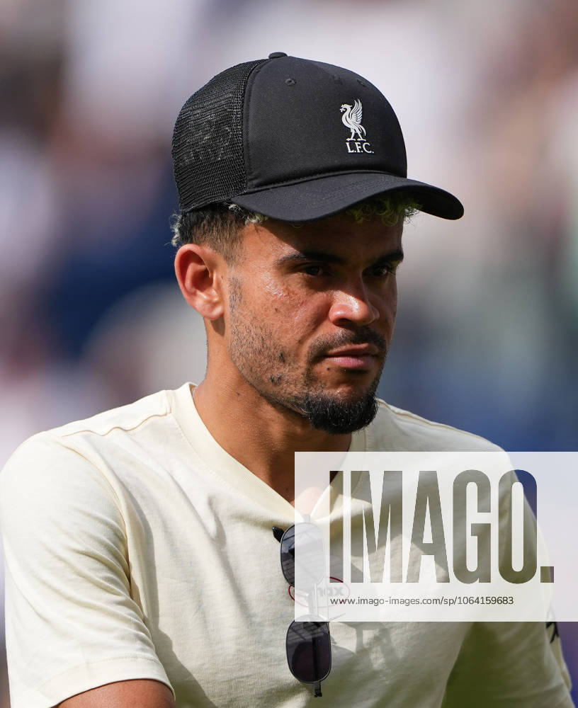 Luis Diaz of Liverpool during the 2025 26 Pre Season Friendly match between Preston North End and Liverpool at Deepdale, Preston, England on 13 July 2025.