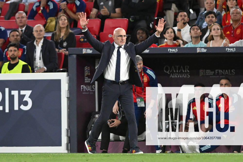 LUIS DE LA FUENTE, Coach, Spagna, UEFA Nations League 2025, Semi Final, Spain vs France 5-4, 05-06-2025, Azione, Action, Single shot UEFA NATIONS LEAGUE 2025 SEMI FINALE SPAGNA-FRANCIA 5-4