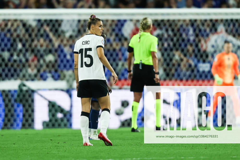 Fussball, UEFA Womens EURO 2025 Viertelfinale Frankreich - Deutschland 19.07.2025, St. Jakob Park Basel Selina Cerci (Deutschland, 15) Basel St. Jakob Park Schweiz