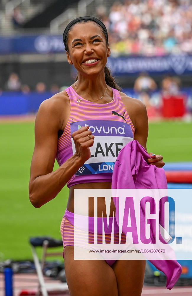 Novuna London Athletics Meet, London, UK. 19 July 2025. London, UK, 19 July 2025. Morgan LAKE wins the Womens High Jump during the Novuna London Athletics Meet 2025, part of the Wanda Diamond League at London Stadium, Queen Elizabeth Park, London, UK., Credit:Lee Floyd Avalon UK, London, London Stadium, Queen Elizabeth