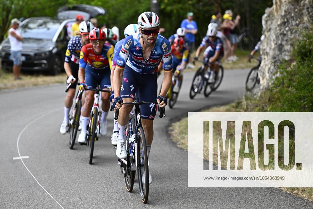 German Maximilian Max Schachmann of Soudal Quick-Step pictured in action during stage 17 of the 2025 Tour de France cycling race, from Bollene to Valence (161km), on Wednesday 23 July 2025 in France. The 112th edition of the Tour de France starts on Saturday 5 July in Lille, France, and will finish in Paris, France on the 27th of July. JASPERxJACOBS x129861047x