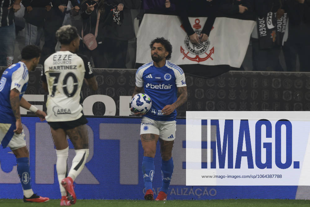 Match between Corinthians and Cruzeiro for the Brazilian championship Sao Paulo (SP), 7 23 2025 - Brazilian Corinthians vs Cruzeiro - Cruzeiro player Gabigol in the match between Corinthians and Cruzeiro for the 16th round of the Brazilian football championship, on the evening of Wednesday, July 23, 2025, at the Neo Quimica Arena, in Sao Paulo-SP. (Foto: Leco Viana Thenews2 imago images) SPO
