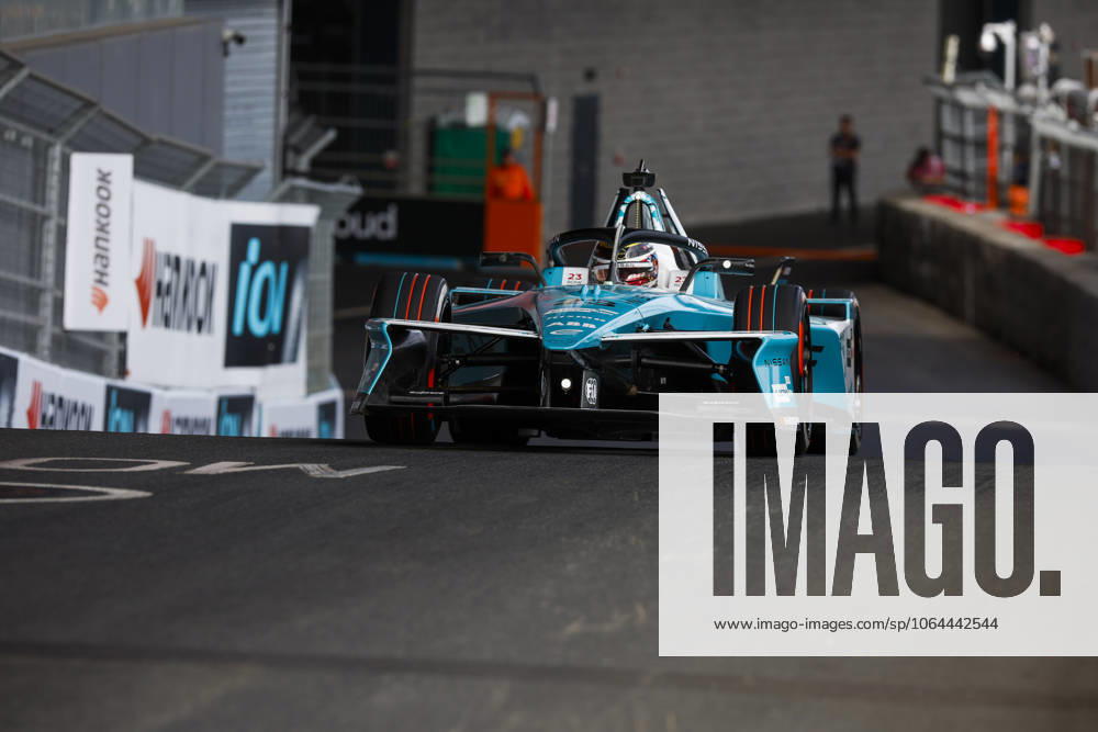 2025 FORMULA E LONDON ePRIX 23 ROWLAND Oliver (gbr), Nissan Formula E Team, Nissan e-4ORCE 05, action during the London ePrix, 15th and 16th round of the 2024-25 ABB FIA Formula E World Championship, WM, Weltmeisterschaft on the ExCel London Circuit from July 25 to 27, 2025 in London, United Kingdom -