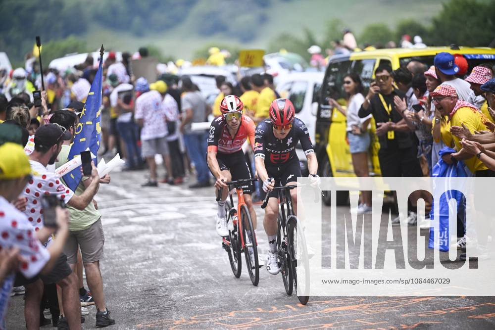 Australian Michael Storer of Tudor Pro Cycling Team pictured in action during stage 20 of the 2025 Tour de France cycling race, from Nantua to Montpellier (185km), on Saturday 26 July 2025 in France. The 112th edition of the Tour de France starts on Saturday 5 July in Lille, France, and will finish in Paris, France on the 27th of July. JASPERxJACOBS x130050811x
