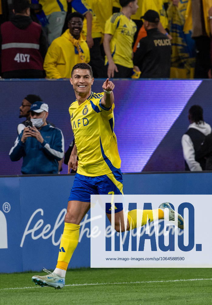 Al-Nassr v Esteghlal - AFC Champions League RIYADH, SAUDI ARABIA - MARCH 10: Cristiano Ronaldo of Al-Nassr celebrates after a goal during AFC Champions League Elite football match between Al-Nassr and Esteghlal at Al-Awwal Park in Riyadh, Saudi Arabia on March 10, 2025. Riyad Suudi Arabistan. Editorial use only. Please get in touch for any other usage.