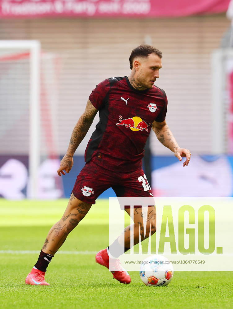 RB Leipzig - Bergamo Testspiel Leipzig, 02.08.2025, Red Bull Arena, Fußball, Testspiel , RB Leipzig (DEU) vs. Atalanta Bergamo (ITA) , Im Bild: David Raum (22, RB Leipzig) ,