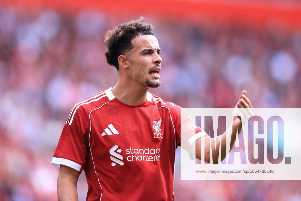 Football - Pre-Season Friendly - Liverpool v Athletic Bilbao 4th August 2025 - Pre-Season Friendly - Liverpool v Athletic Bilbao - Curtis Jones of Liverpool - Photo: Simon Stacpoole Offside. Liverpool UK