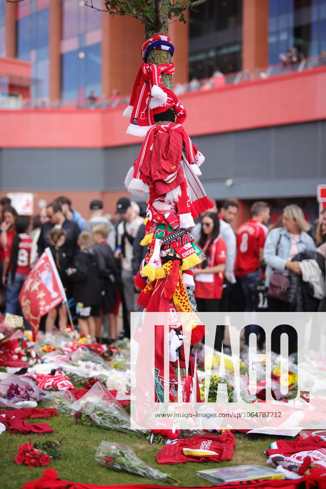 Football - Pre-Season Friendly - Liverpool v Athletic Bilbao 4th August 2025 - Pre-Season Friendly - Liverpool v Athletic Bilbao - Tributes to the late Diogo Jota - Photo: Simon Stacpoole Offside. Liverpool UK