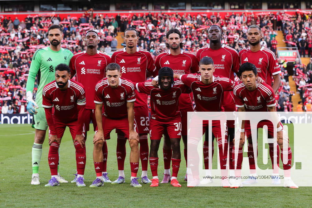 Football - Pre-Season Friendly - Liverpool v Athletic Bilbao 4th August 2025 - Pre-Season Friendly - Liverpool v Athletic Bilbao - The Liverpool squad pose for a team photo - Photo: Simon Stacpoole Offside. Liverpool UK