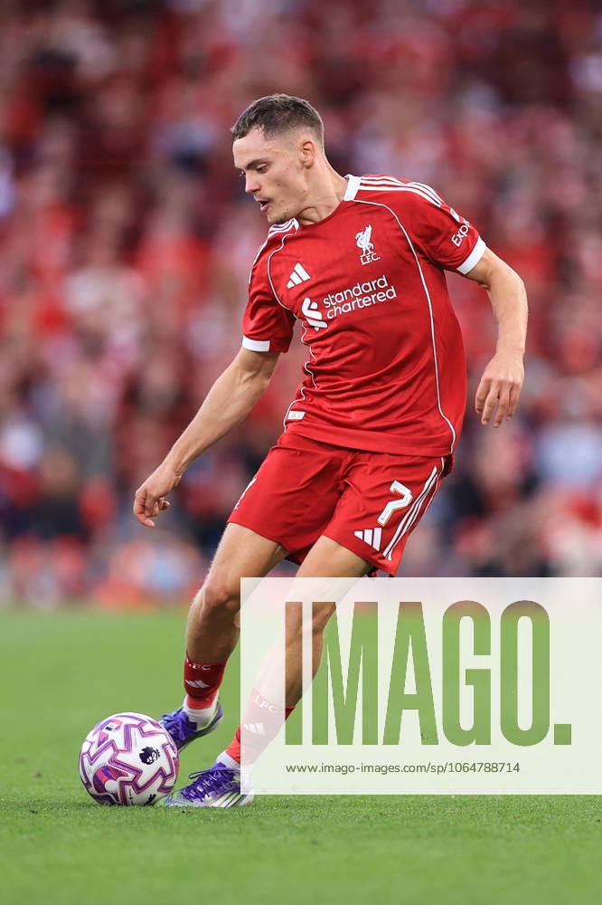 Football - Pre-Season Friendly - Liverpool v Athletic Bilbao 4th August 2025 - Pre-Season Friendly - Liverpool v Athletic Bilbao - Florian Wirtz of Liverpool - Photo: Simon Stacpoole Offside. Liverpool UK
