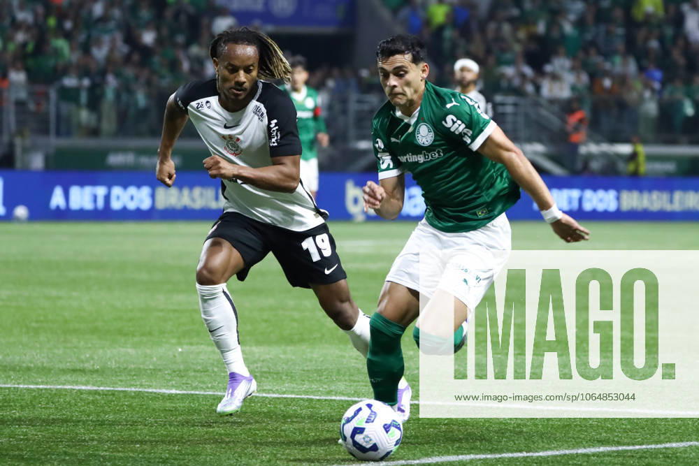 Palmeiras and Corinthians in the round of 16 of the Copa do Brasil Ramon Sosa of Palmeiras during the match against Corinthians in the second leg of the round of 16 of the Copa do Brasil, at Allianz Parque, west of Sao Paulo, this Wednesday, the 6th SoO PAULO SoO PAULO BRAZIL