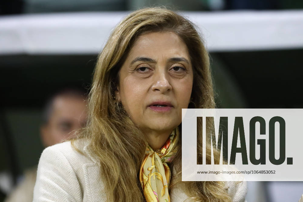 Palmeiras and Corinthians in the round of 16 of the Copa do Brasil President of Palmeiras, Leila Pereira before the match against Corinthians in the second leg of the round of 16 of the Copa do Brasil, at Allianz Parque, west of Sao Paulo, this Wednesday, the 6th. SoO PAULO SoO PAULO BRAZIL