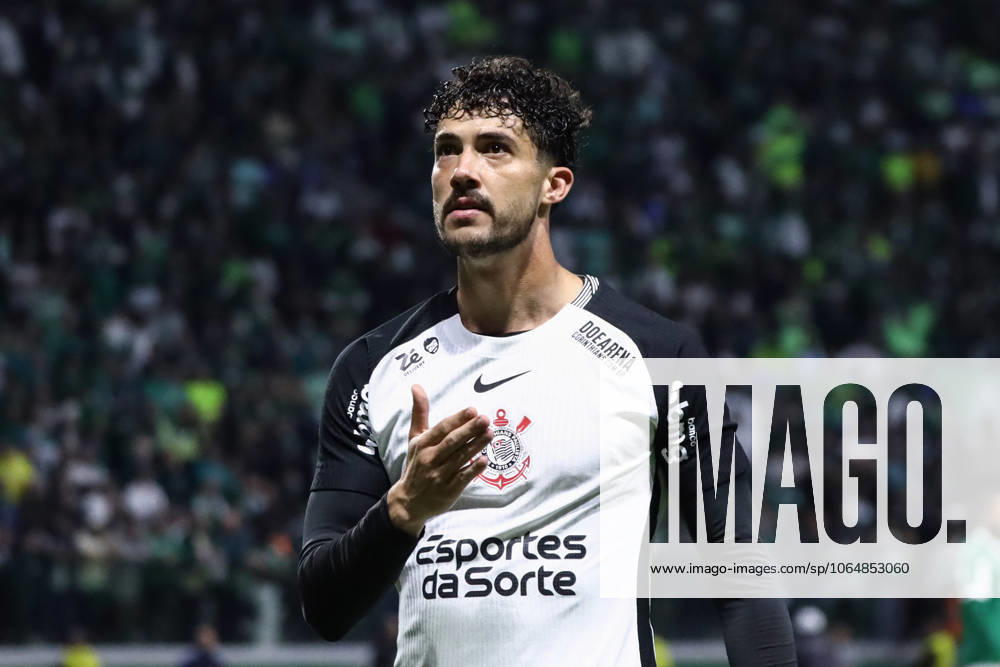 Palmeiras and Corinthians in the round of 16 of the Copa do Brasil Gustavo Henrique of Corinthians celebrates his goal during the match against Palmeiras in the second leg of the round of 16 of the Copa do Brasil, at Allianz Parque, west of Sao Paulo, this Wednesday, the 6th. SoO PAULO SoO PAULO BRAZIL