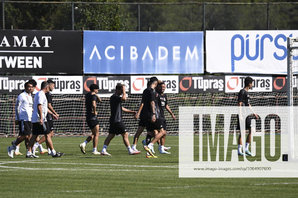Besiktas training session ahead of UEFA Europa League match against Ajax ISTANBUL, TURKIYE - SEPTEMBER 25: Players of Besiktas attend a training session ahead of UEFA Europa League match against Ajax at Besiktas Nevzat Demir Facilities in Istanbul, Turkiye on September 25, 2024. Istanbul Turkey. Editorial use only. Please get in touch for any other usage.