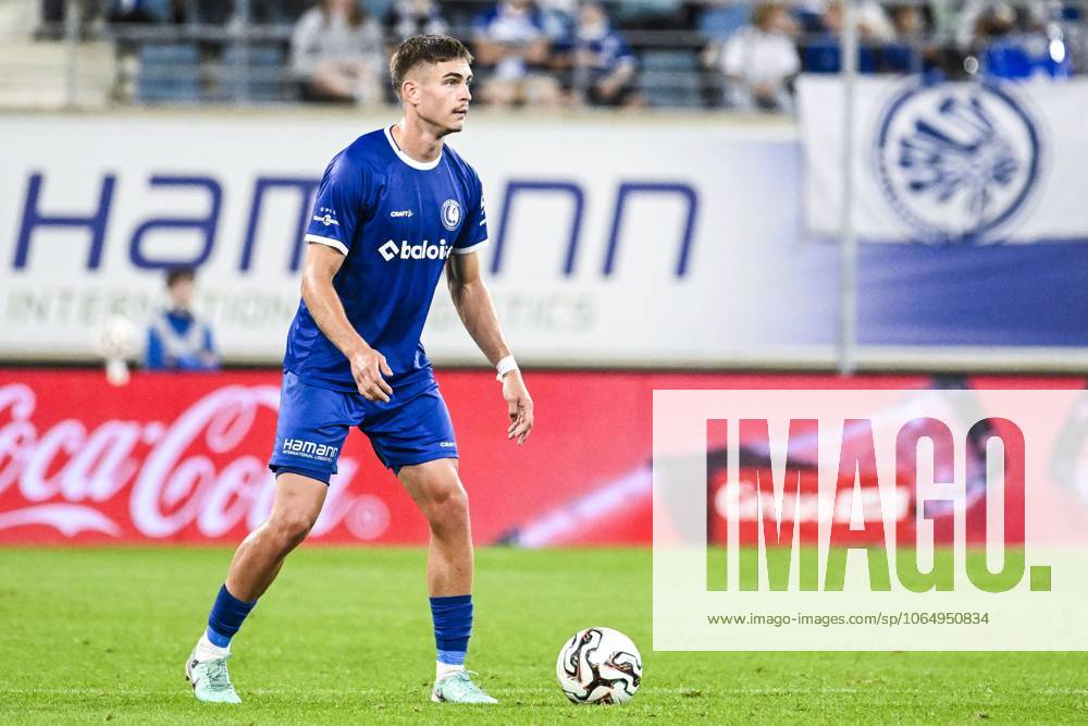 Gent s Maksim Paskotsi pictured in action during a soccer match between KAA Gent and Royale Union Saint-Gilloise, Saturday 09 August 2025 in Gent, on day 3 of the 2025-2026 Jupiler Pro League first division of the Belgian championship. TOM GOYVAERTS TomxGoyvaerts x130939356x