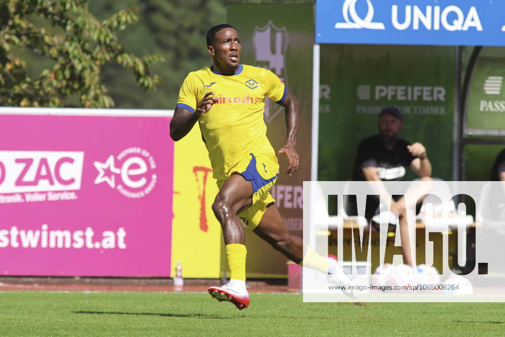 Jackson Tchatchoua of Hellas Verona FC during St Pauli FC 1910 vs Hellas Verona FC, 5Â° Test Match, at Velly Arena in Imst (A), on August 09, 2025.