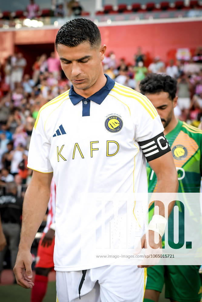 ESP: UD Almeria v Al Nassr - Friendly Match ALMERIA, SPAIN - AUGUST 10: Cristiano Ronaldo of Al Nassr during the match between UD Almeria and Al Nassr of friendly match on August 10, 2025 at Power Horse Stadium in Almeria, Spain. (Photo by Samuel Carreno) Almeria Andalucia Andalucia Spain