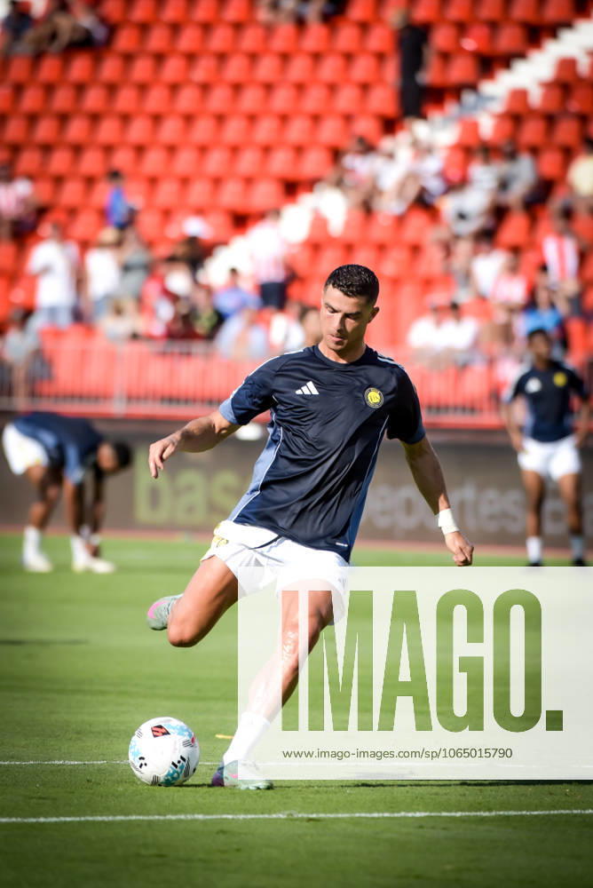 ESP: UD Almeria v Al Nassr - Friendly Match ALMERIA, SPAIN - AUGUST 10: Cristiano Ronaldo of Al Nassr during the match between UD Almeria and Al Nassr of friendly match on August 10, 2025 at Power Horse Stadium in Almeria, Spain. (Photo by Samuel Carreno) Almeria Andalucia Andalucia Spain