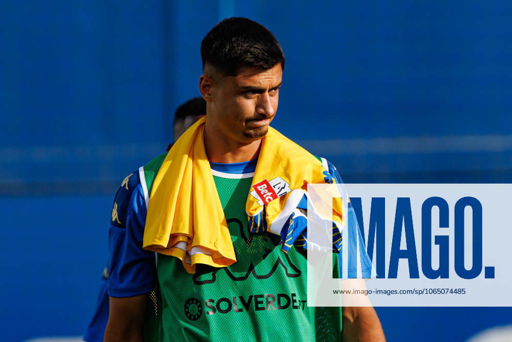 Andre Lacximicant seen during Liga Portugal game between teams of GD Estoril Praia and CF Estrela Amadora (Maciej Rogowski) Estoril Estadio Antonio Coimbra da Mota Portugal