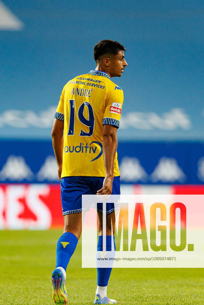 Andre Lacximicant seen during Liga Portugal game between teams of GD Estoril Praia and CF Estrela Amadora (Maciej Rogowski) Estoril Estadio Antonio Coimbra da Mota Portugal